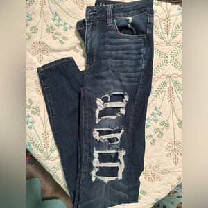 American Eagle High Rise Jeggings Size 8 Long